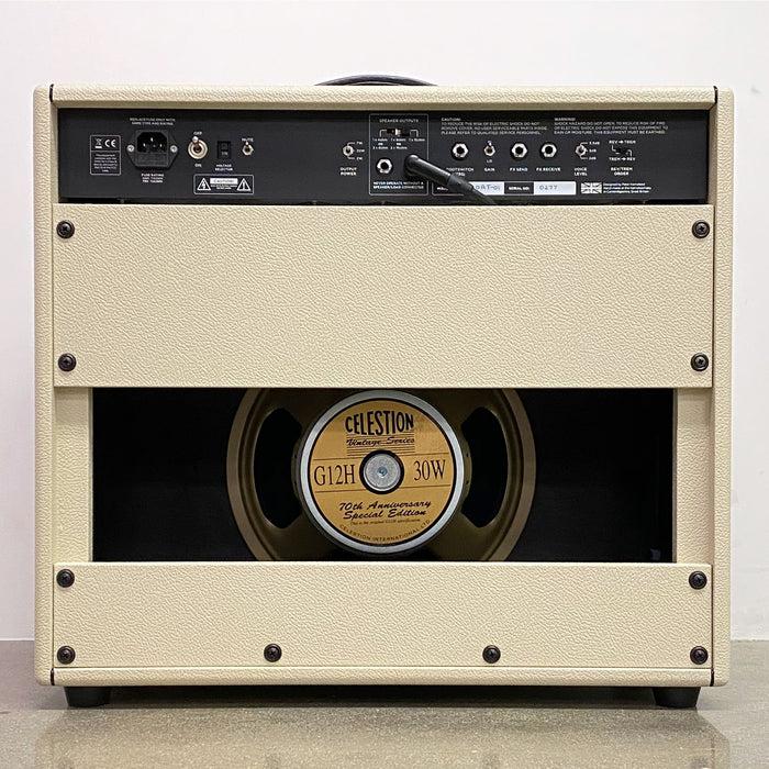 Hamstead Artist 20+RT Hand-Wired 1x12" Combo Amplifier Cream Tolex