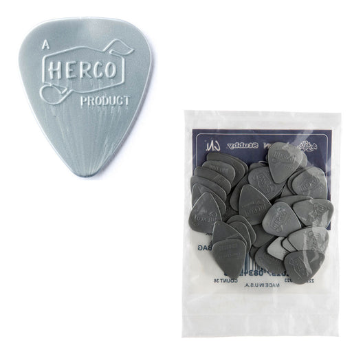 36-Pack Dunlop HEV211R Herco Vintage '66 Heavy Gauge Guitar Picks
