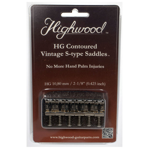 Highwood HG-10.80 mm / 0.425 inch (54mm 2 1/8") Vintage Saddles Nickel