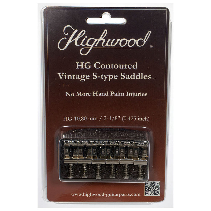Highwood HG-10.80 mm / 0.425 inch (54mm 2 1/8") Contoured Vintage Saddles