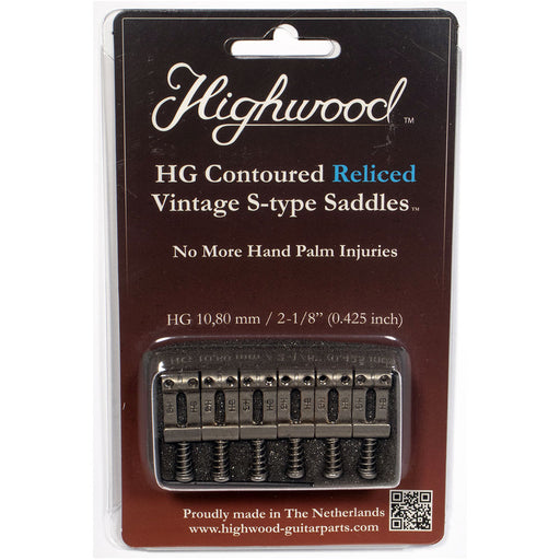 Highwood HG-10.80 mm / 0.425 inch (54mm 2 1/8") Vintage Saddles Aged Nickel