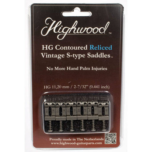 Highwood HG-11.20 mm / 0.441 inch (56mm 2 7/32") Vintage Saddles Aged Nickel