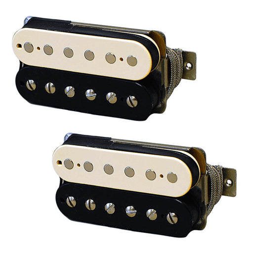 Lindy Fralin Pure P.A.F. Humbucker Pickup Gibson Set Zebra Bobbins