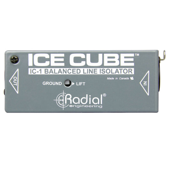 Radial Engineering Ice Cube™ IC-1 Balanced Line Isolator and Hum Eliminator