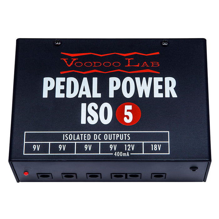 guitar pedal isolated power supply Voodoo Lab Pedal Power ISO-5 9 Volt Power Supply
