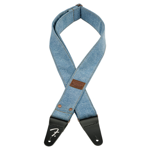 Fender X Wrangler Riveted Denim Strap Light Indigo 0990638002