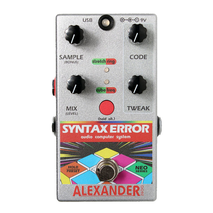 Alexander Pedals Syntax Error Audio Computer System