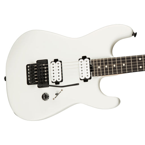 Charvel Jim Root Signature Pro-Mod San Dimas Style 1 HH FR E Ebony Satin White