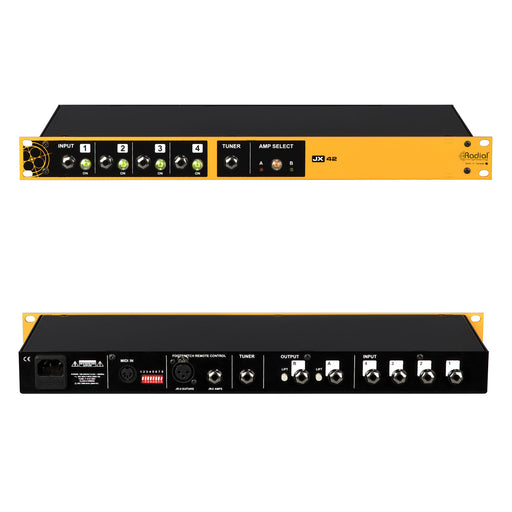 Radial Engineering JX42 V2 4 Input 2 Output Guitar and Amp Switcher