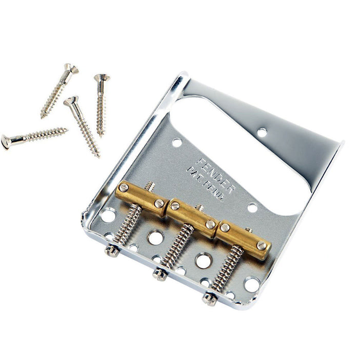 Fender Vintage 3-Saddle Tele Telecaster Bridge Chrome 0990806100