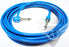 15' GEORGE L'S .225 GUITAR BASS CABLE Right Angle BLUE