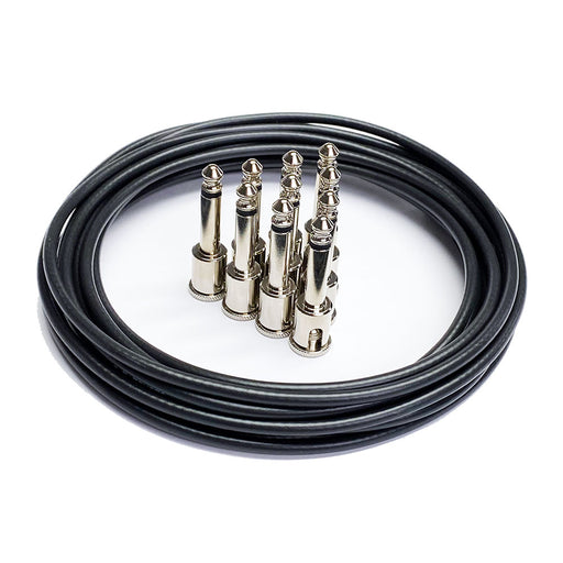 George L's Pedalboard Effects Cable Kit - (10) R/A Nickel .155 Plugs