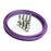 George L's Pedalboard Effects Cable Kit - Purple Cable .155 Nickel R/A Plugs