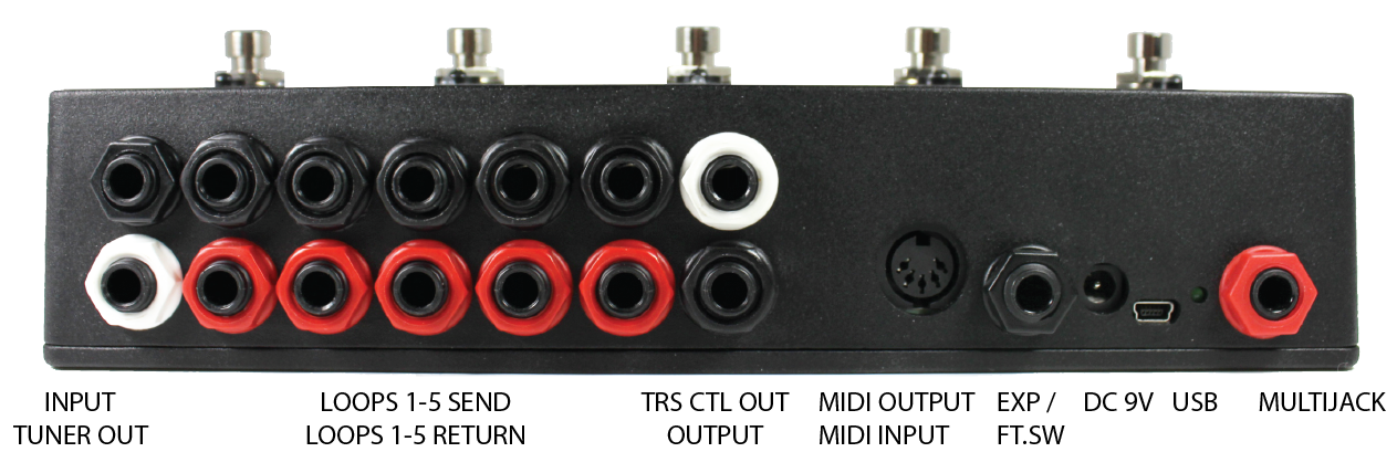 Disaster Area Designs DPC-5 Gen3 MIDI Pedalboard Controller & Loop Switcher