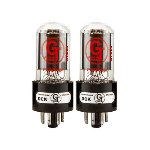Groove Tubes GT-6V6-C Premium Medium (4-7) Rating Matched Pair Vacuum Tube Set