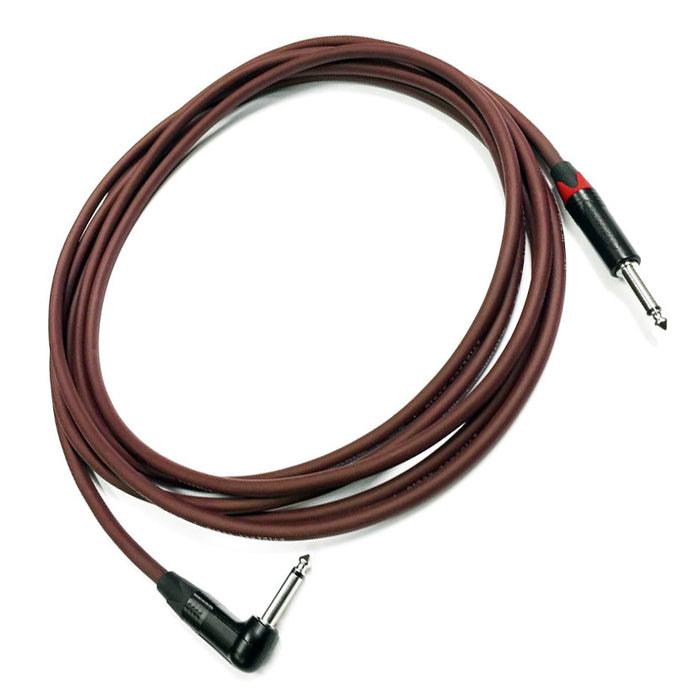 Evidence Audio Forte Instrument Cable 15 Foot Angled To Straight Plugs