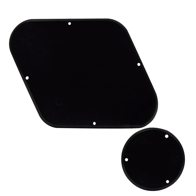 Les Paul Control Cavity & Toggle Backplate Set Black PG-0814-023