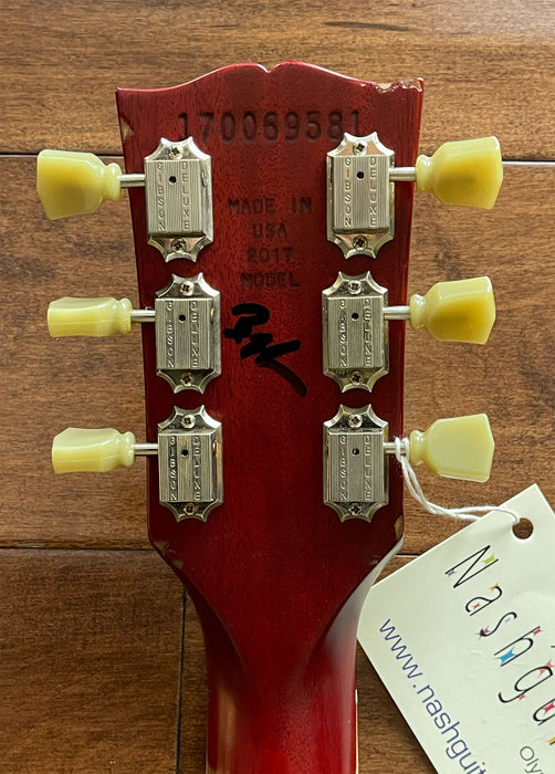 Nash LP60 Gibson Les Paul Conversion Electric Guitar Cherry Burst