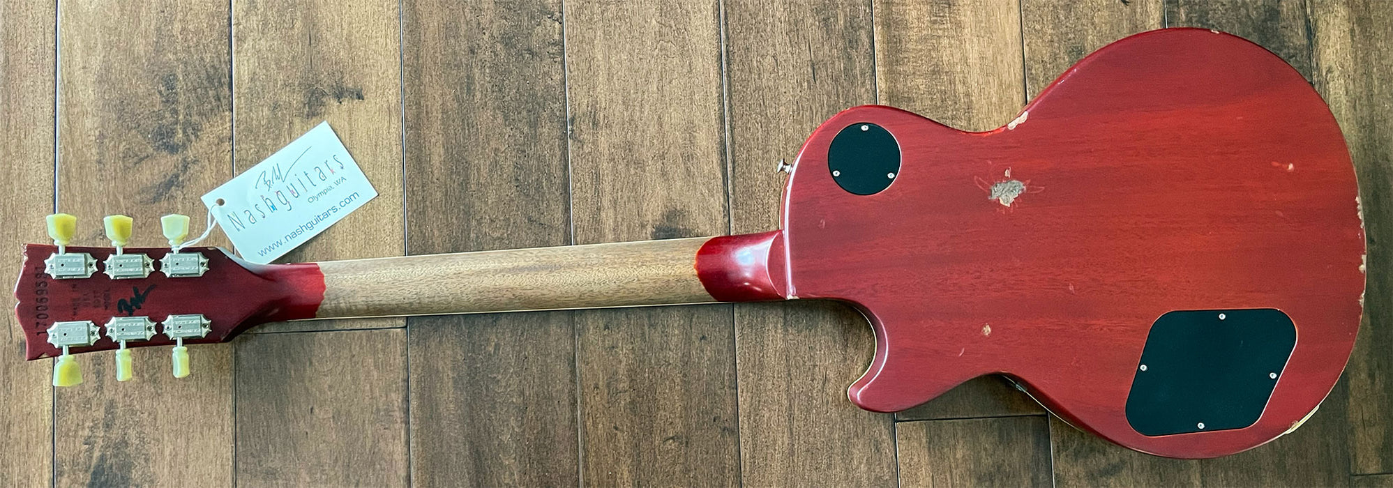 Nash LP60 Gibson Les Paul Conversion Electric Guitar Cherry Burst