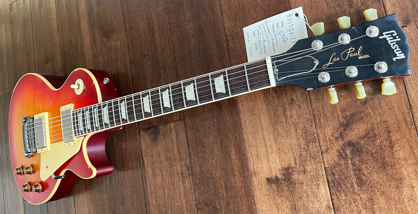 Nash LP60 Gibson Les Paul Conversion Electric Guitar Cherry Burst