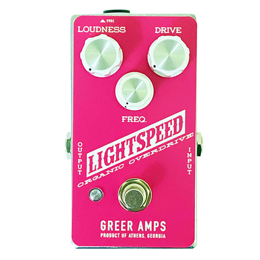 Greer Amps Lightspeed Organic Natural Overdrive Limited Pink/White