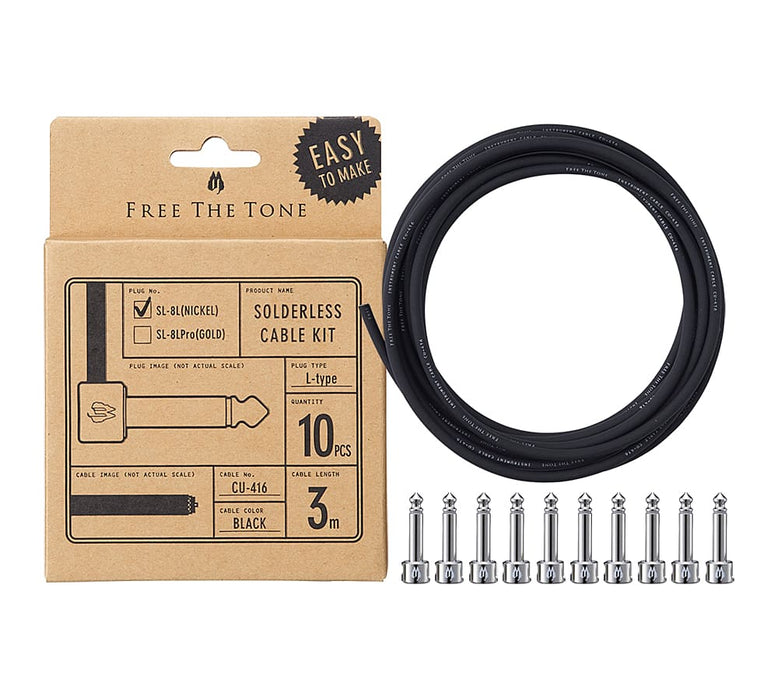 Free The Tone Solderless Cable Kit Nickel (SLK-L-10)