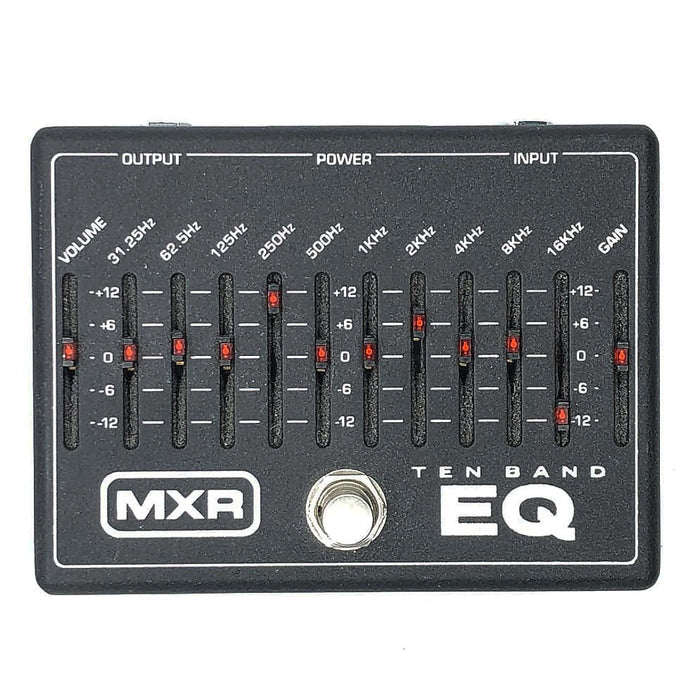 eq pedal settings for metal MXR M108S 10-Band Graphic EQ Equalizer