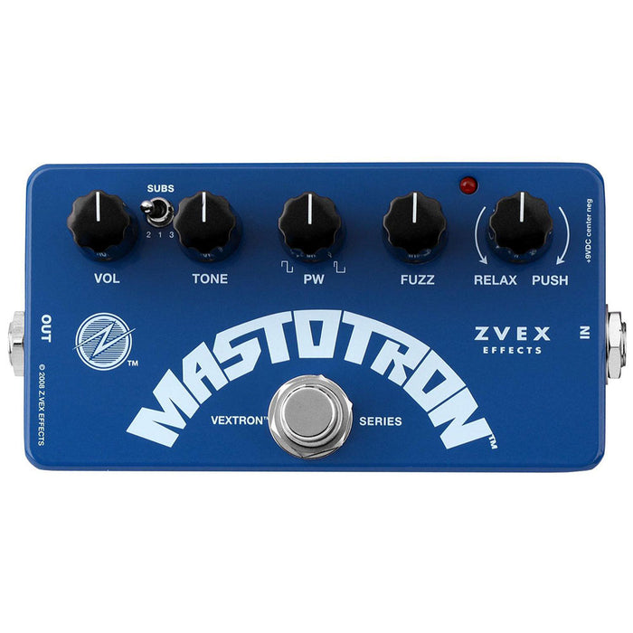 ZVEX Mastotron - Distortion & Fuzz Pedal - Pulse Width Control