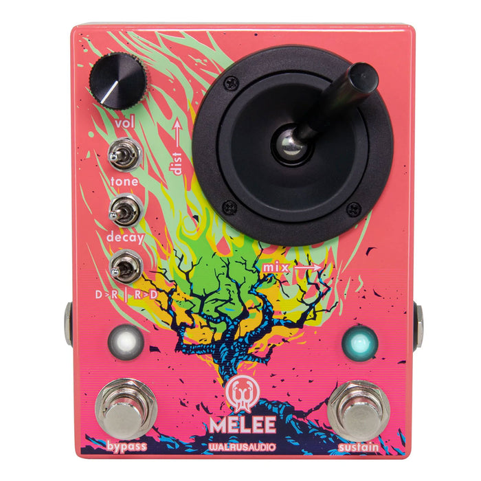 Walrus Melee Wall of Noise Distortion Reverb Pedal