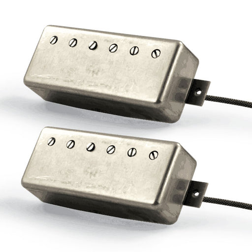 Fralin Pickups Mini Humbucker Pickup Set Raw Nickel Covers