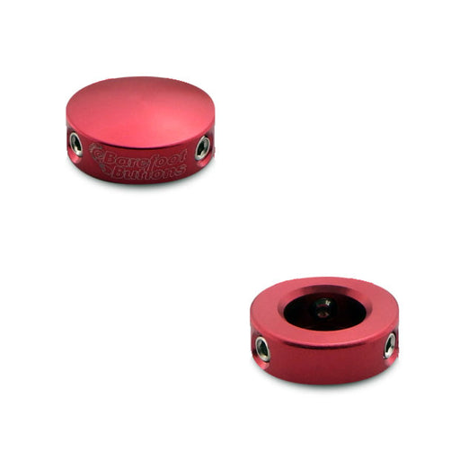 Barefoot Buttons Low-Profile Version 1 Mini Red (Set of 2)