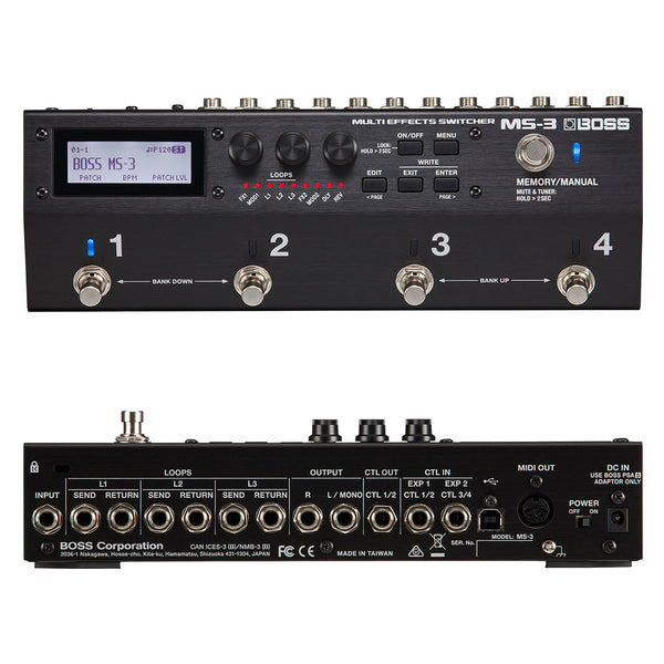 boss pedal switcher Boss MS-3 Multi Effects Switcher