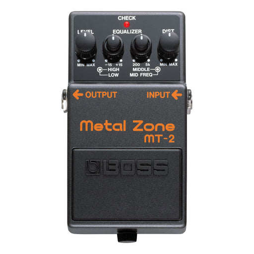 Boss MT-2 Metal Zone Distortion Pedal 3-band EQ