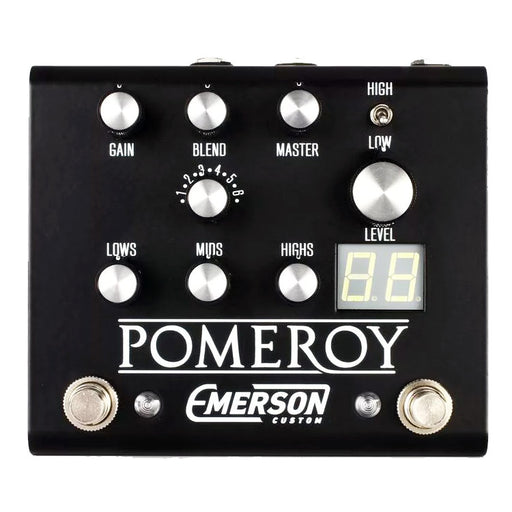 Emerson Custom Pomeroy Overdrive & Distortion Pedal - Black