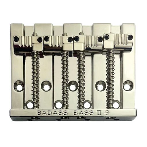 Leo Quan Badass II 4-String Bass Bridge Grooved Saddles Nickel BB-3342-001