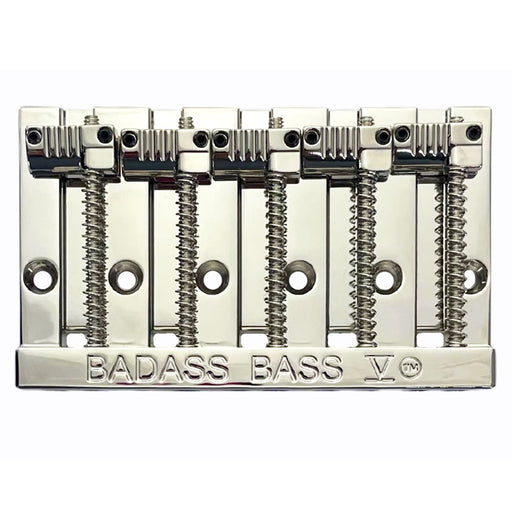 Leo Quan Badass V 5-String Bass Bridge Grooved Saddles Nickel BB-3345-001