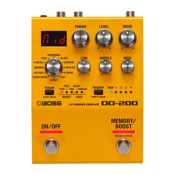 Boss OD-200 Hybrid Drive Pedal | Vision Guitar