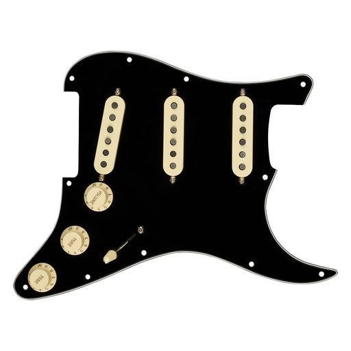Fender Pre-Wired Strat Pickguard Texas Special SSS Black 11-Hole 0992342506