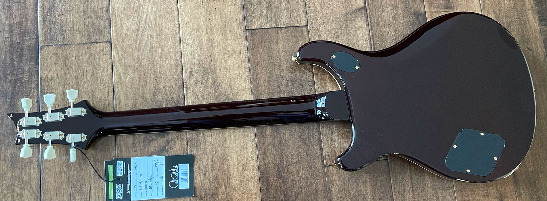 PRS McCarty 594 Electric Guitar Orange Tiger Hybrid Package 10-Top 0349796