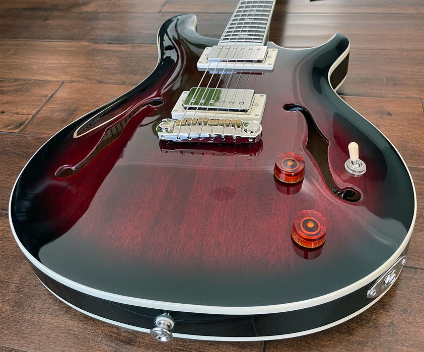 PRS SE Hollowbody Standard Electric Guitar Fire Red F14887
