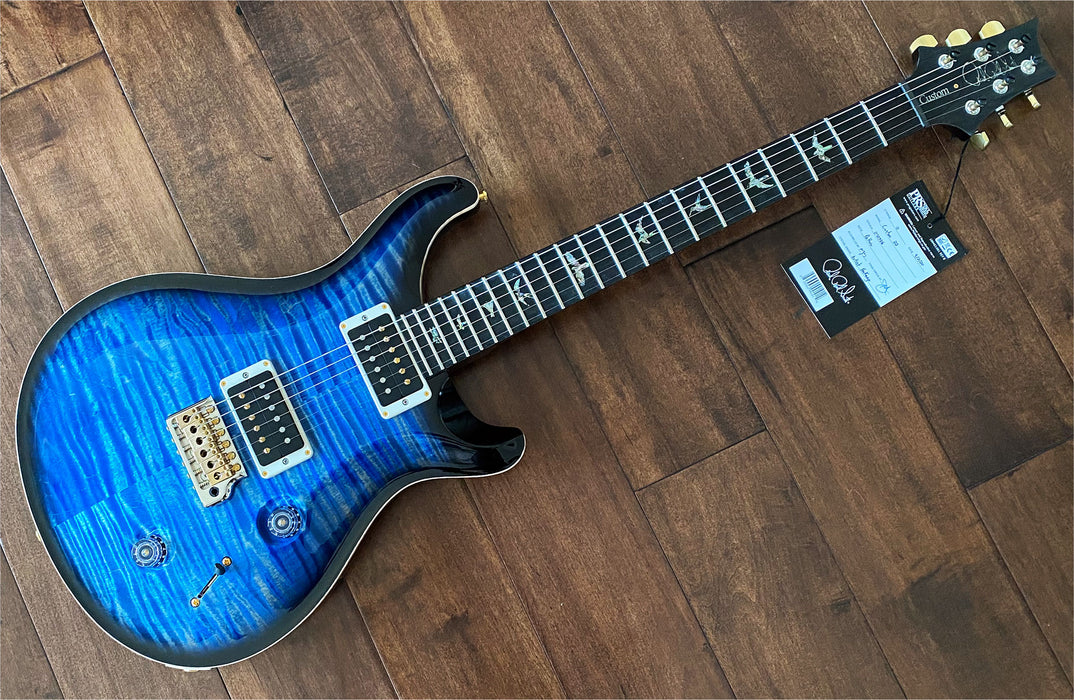 PRS Custom 22 Artist Package Electric Guitar River Blue Smokeburst 0303816