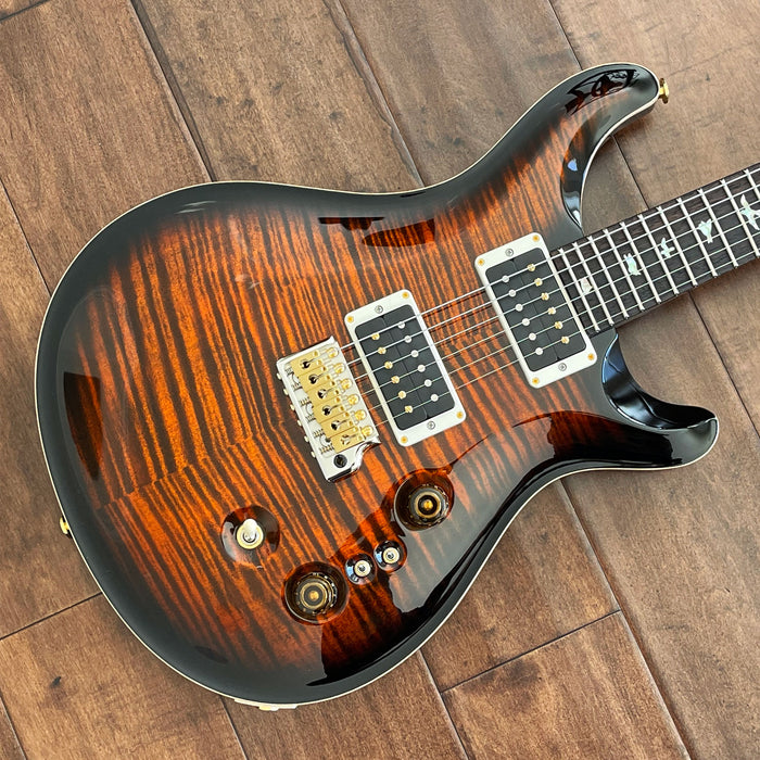 PRS 35th Anniversary Custom 24 Orange Tiger Smokeburst 10-Top 0319817