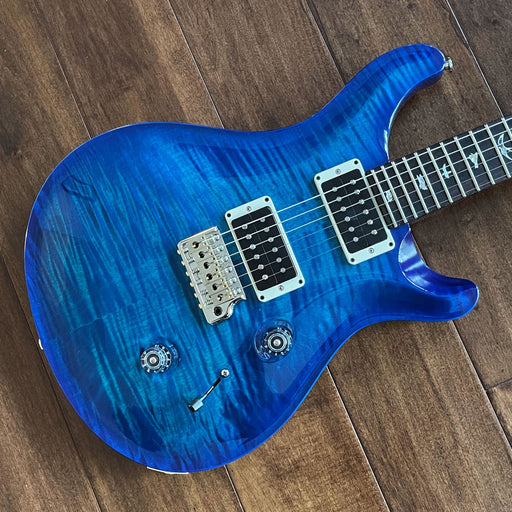 2020 PRS Custom 24 Electric Guitar Pattern Regular Faded Blue Wrap 0308558