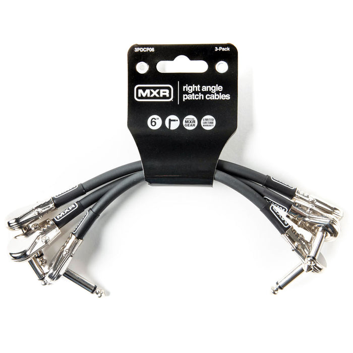 MXR 3PDCP06 6" Oxygen-Free Copper Conductor Patch Cables (3-Pack)