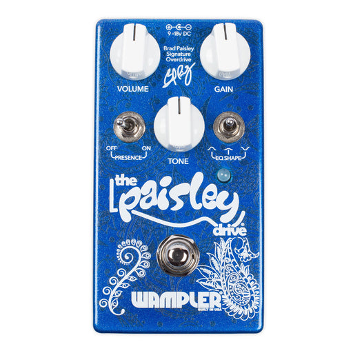 Wampler Pedals Paisley Overdrive Brad Paisley Signature Distortion