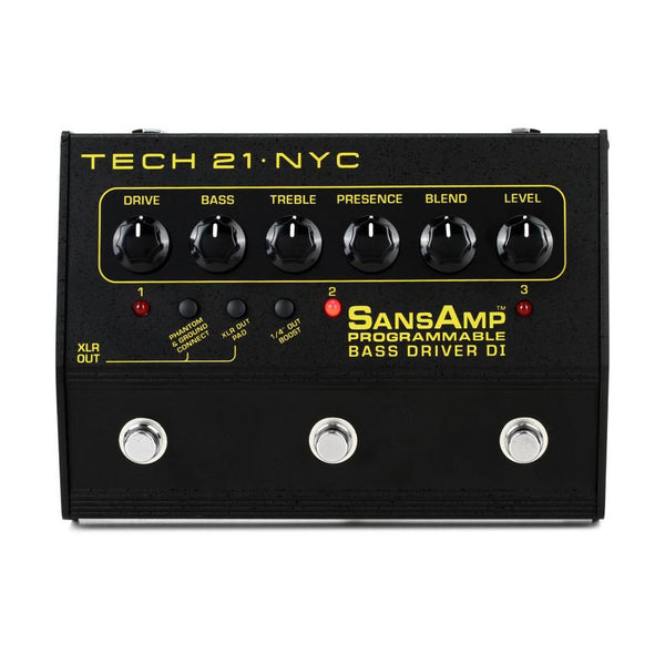 Tech 21 SansAmp 3-Channel Programmable Bass Driver DI | Vision Guitar
