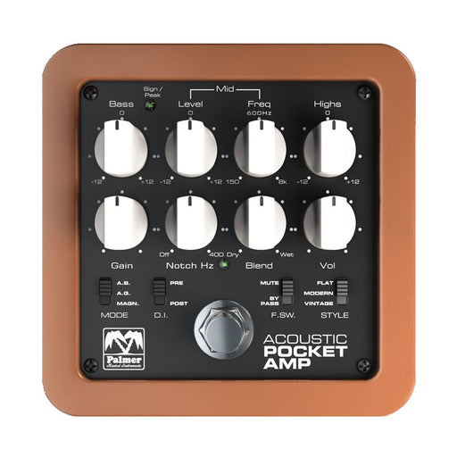 Palmer Pepamp MI Pocket Amp Portable Acoustic Guitar Preamp