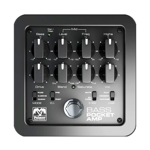 Palmer Pepamp MI Pocket Amp Portable Bass Guitar Preamp
