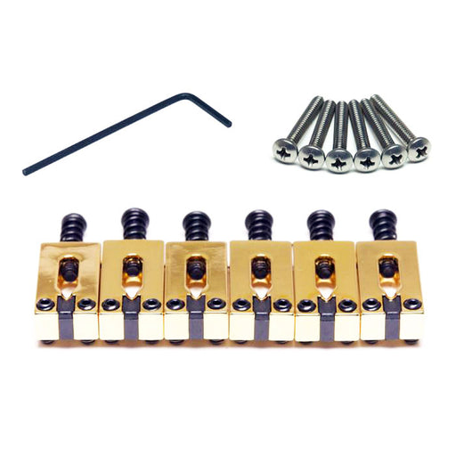 Graph Tech String Saver Strat & Tele Style Gold Saddles 2 1/16" PG-8000-0G