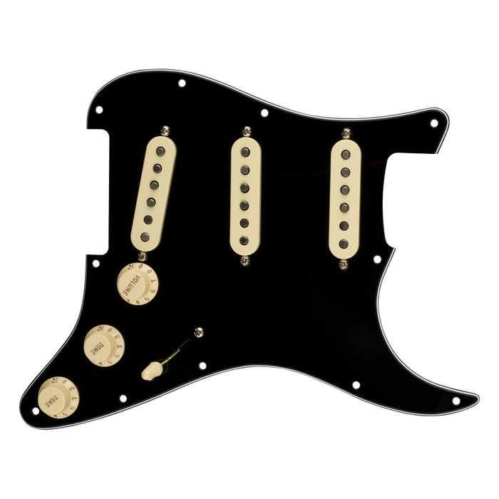 Fender Pre-Wired Strat Pickguard Original '57/'62 SSS Black 11-Hole 0992345506